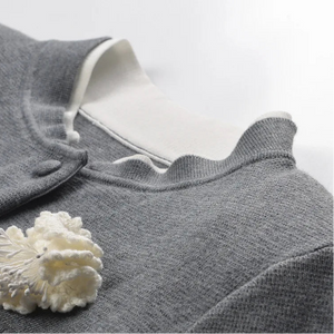 Floral Knit Office Cardigan Winteres