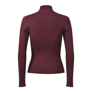 Elegant Turtleneck Knit Top Winteres