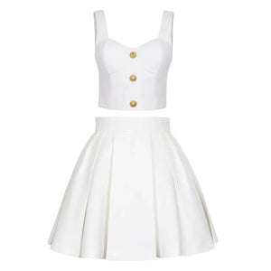Strappy Mini Skirt Set Winteres