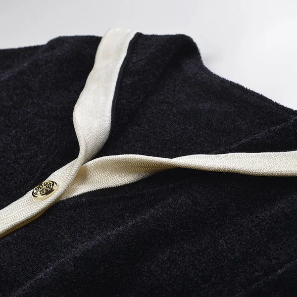 French Style Sailor Collar Knit Cardigan Winteres