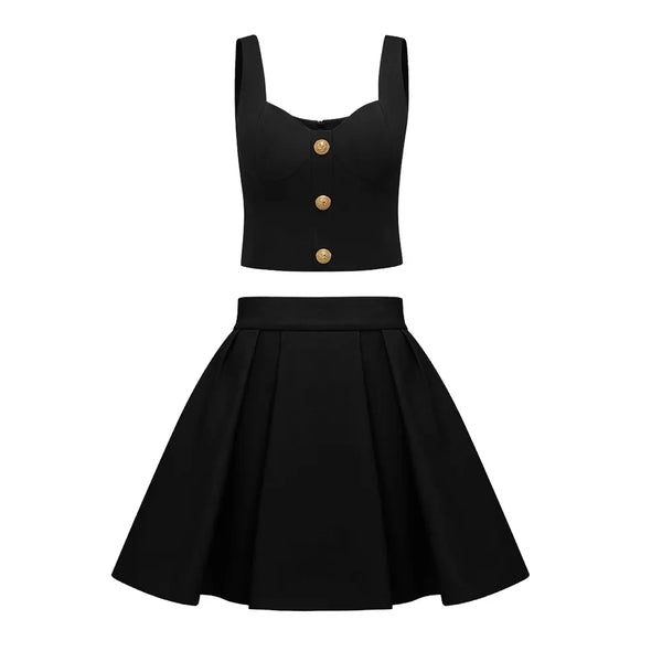 Strappy Mini Skirt Set Winteres