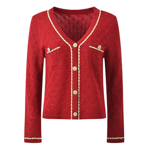 Solid Casual Knits Cardigan Winteres