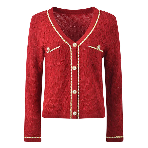 Solid Casual Knits Cardigan Winteres