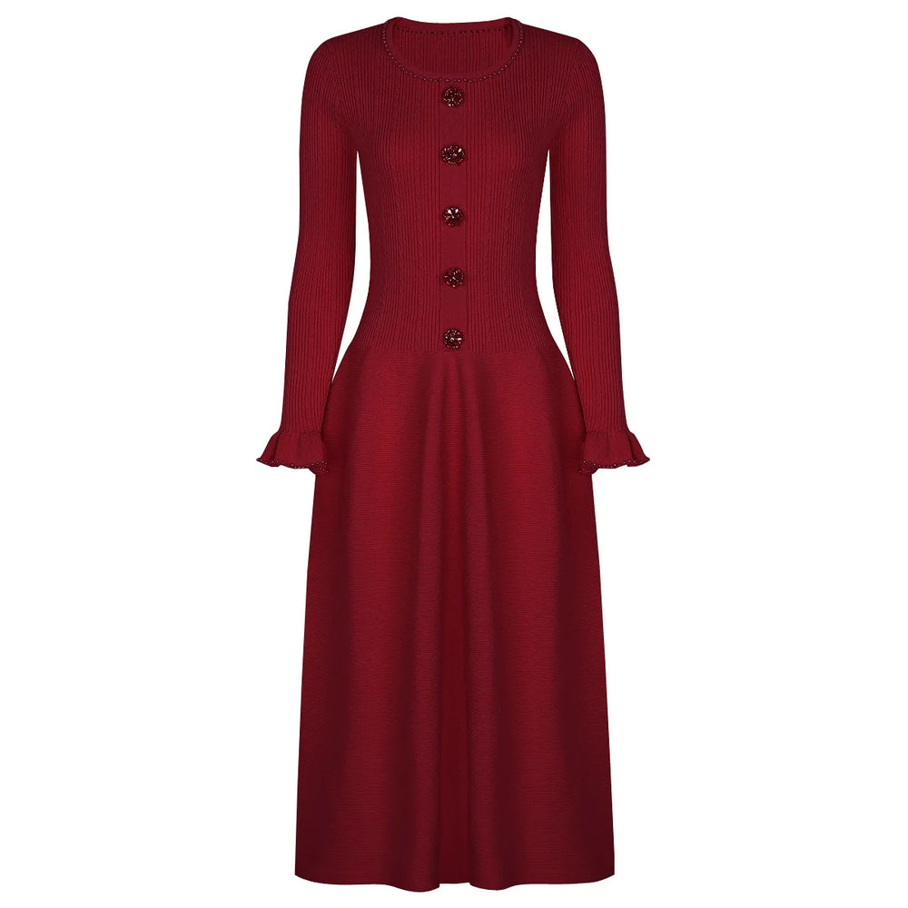 Kayla Knit Midi Dress Winteres