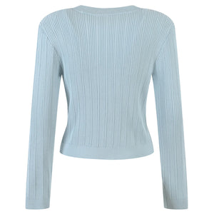 V-Neck Knit Crop Cardigan Winteres