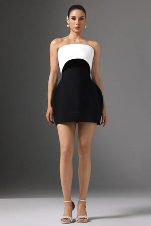 Women Chic IRayna Strapless Bandage Mini Dress Ladies Bodycon Occassion Birthday Cocktail Prom Party Dresses Winteres