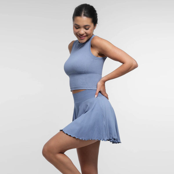 Seamless Sportswear Skirt Set Winteres