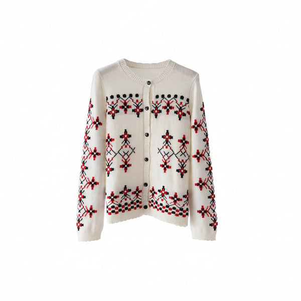 Pure Wool Nordic Cardigan Winteres