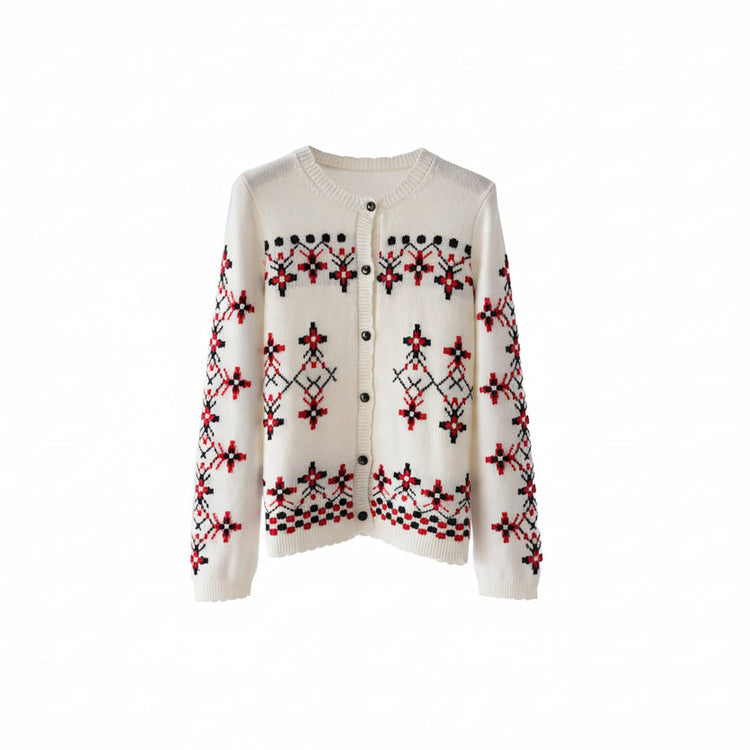 Pure Wool Nordic Cardigan Winteres