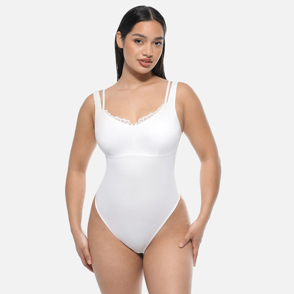 Double-Strap Tummy-Control Bodysuit Winteres