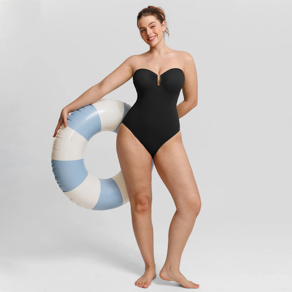 Strapless Tummy-Control Swimsuit Winteres