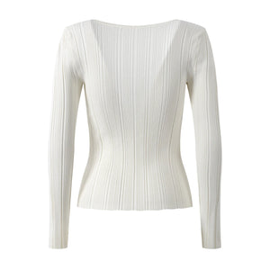 Rhinestone Slim Fit Knit top Winteres
