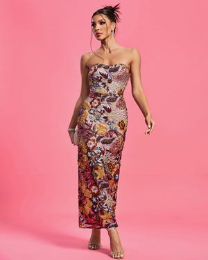 Rosa Embroidery Maxi Dress Winteres