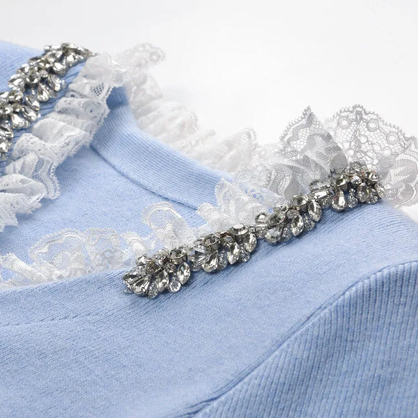 French Lace Jewel Cardigan Winteres