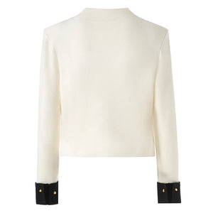 Luxury V-neck Colorblock Cardigan Winteres