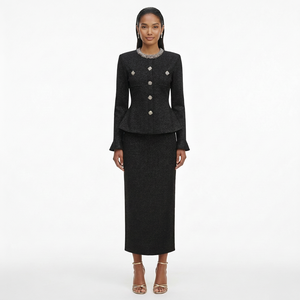 The Eclat Ruffle Knit Set Winteres
