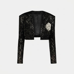 Sequined Set Dress and Blazer Winteres