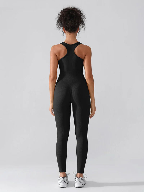 Zip-Up Shaping Sports Suit Winteres