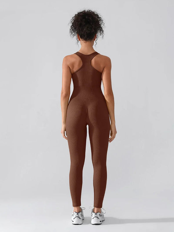 Zip-Up Shaping Sports Suit Winteres