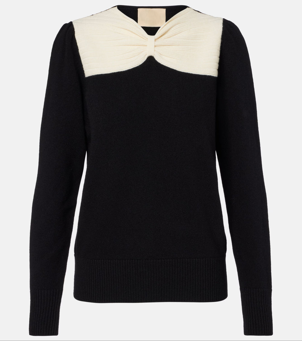 Big Bow Knit Pullover Sweater Winteres