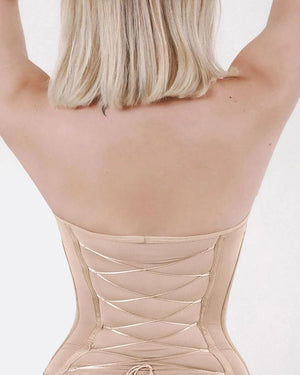 Back Lace-Up Corset Bodysuit Winteres