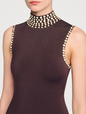 Robe longue en maille Grace