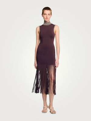 Robe longue en maille Grace