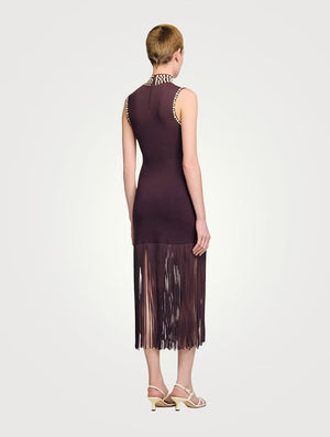 Robe longue en maille Grace