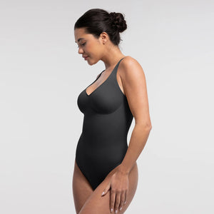 Diamond Neck Seamless Shaper Bodysuit Winteres