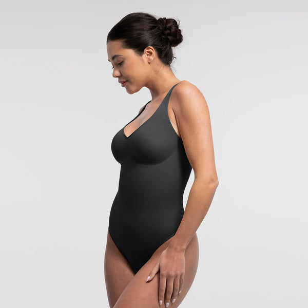 Diamond Neck Seamless Shaper Bodysuit Winteres