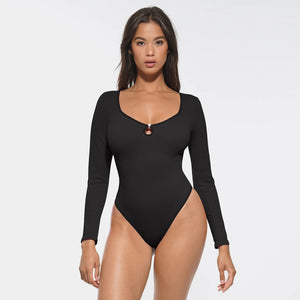 V-Neck Tummy & Hip Control Bodysuit Winteres