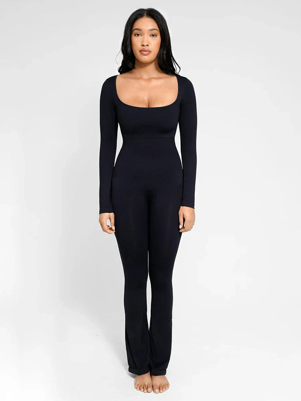 Seamless Flared-Leg Jumpsuit Winteres