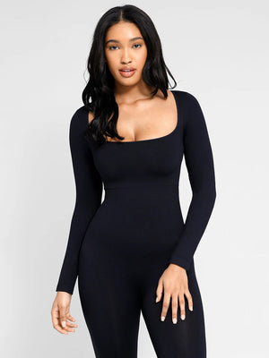 Seamless Flared-Leg Jumpsuit Winteres