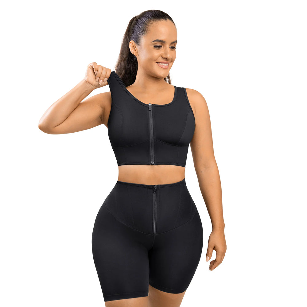 Zip-up shaping sports Panties and bra Winteres