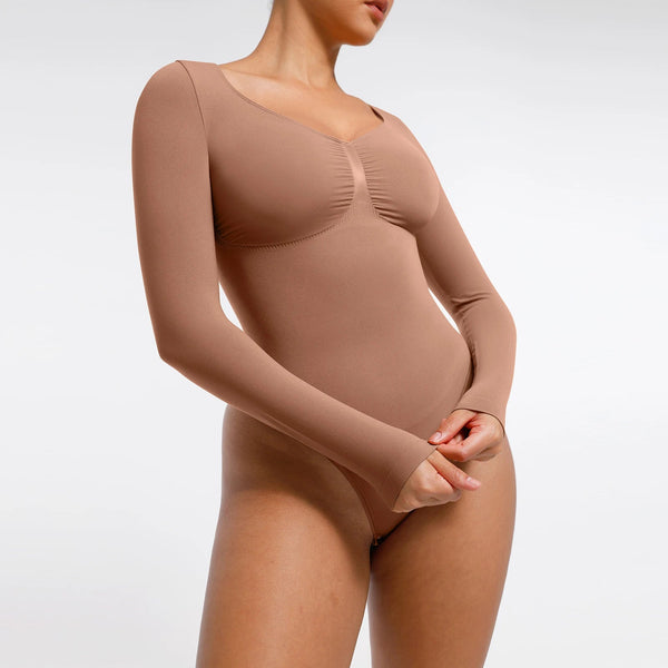 Seamless Tummy-Control Thong Bodysuit Winteres