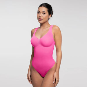 Diamond Neck Seamless Shaper Bodysuit Winteres
