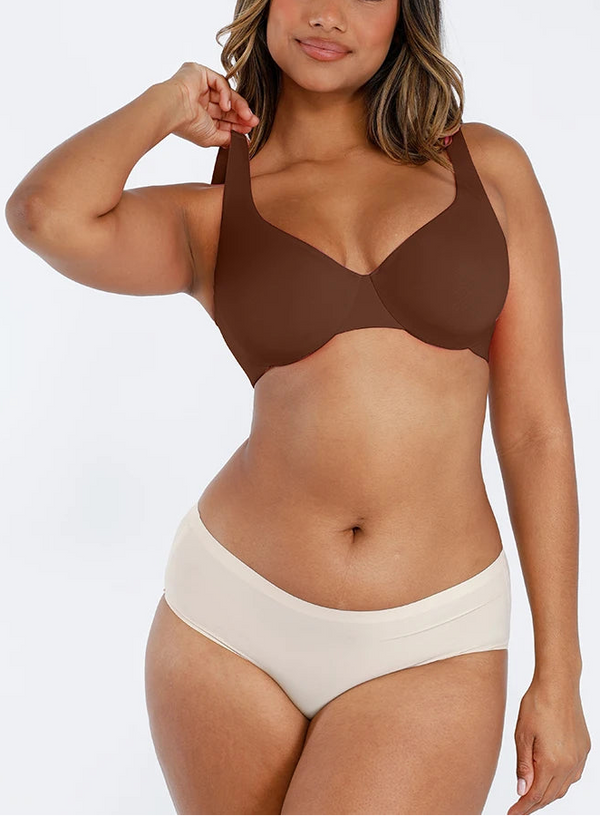 V-Neck Underwired Push-Up Bra Winteres