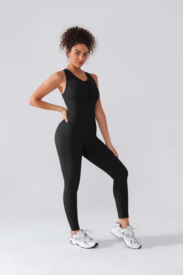 Zip-Up Shaping Sports Suit Winteres