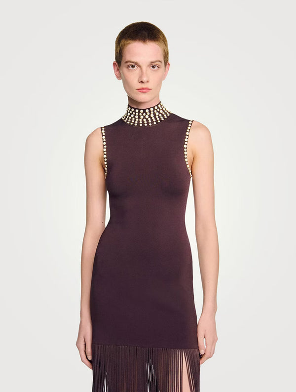 Robe longue en maille Grace