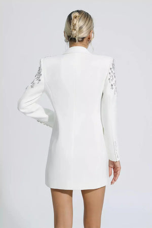 The Bejeweled Shoulder Blazer Dress Winteres