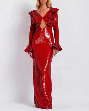 Verone Sequin Long Dress Winteres