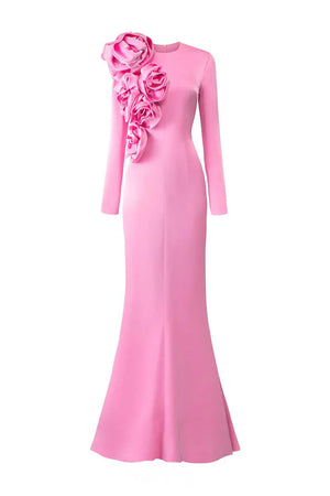 Rosy Long Dress Winteres