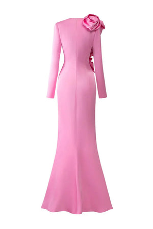 Rosy Long Dress Winteres