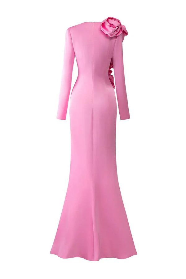 Rosy Long Dress Winteres