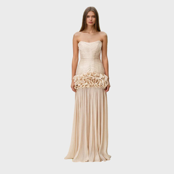 Jara Strapless Long Dress Winteres