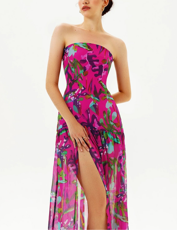 Mesmine colorful long dress Winteres