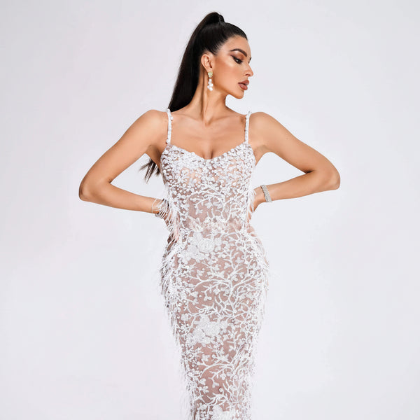 Jemima Beaded Maxi Dress Winteres