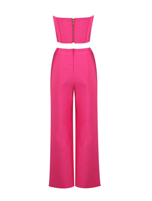 Rhinestone Bandage Two-Piece Winteres