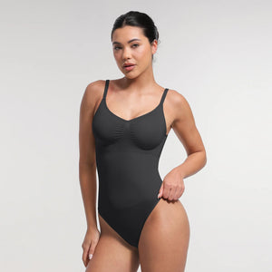 Diamond Neck Seamless Shaper Bodysuit Winteres