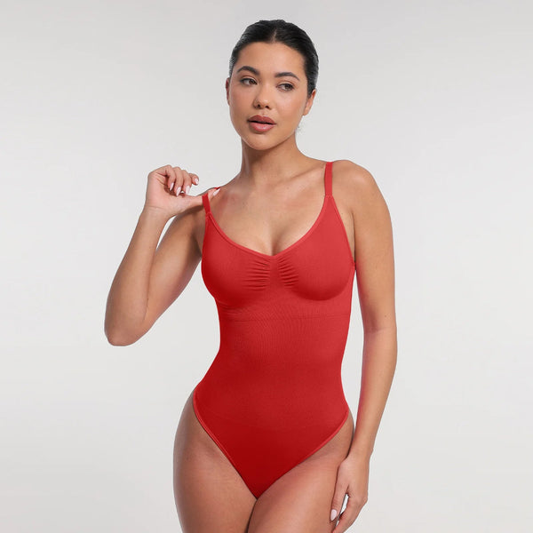 Diamond Neck Seamless Shaper Bodysuit Winteres